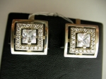 Silver earrings