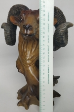 Statuette figure head of Aries polirizin