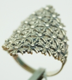 Unique handmade silver ring