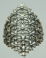 Unique handmade silver ring