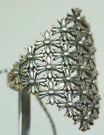 Unique handmade silver ring