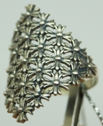 Unique handmade silver ring