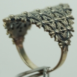 Unique handmade silver ring