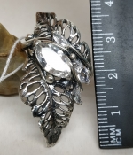 Unique Silver ring Feather