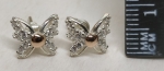 Unique Silver earrings Phianite