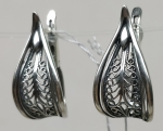 Unique Silver earrings Simona