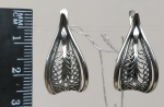 Unique Silver earrings Simona