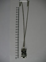 Owl pendant with crystals