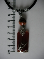 Natural agate pendant