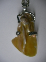 Unborn pearl pendant